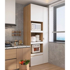 Tủ Bếp Để Lò Vi Sóng Có Ngăn Kéo Đa Năng 80x40x200cm Yapi-134