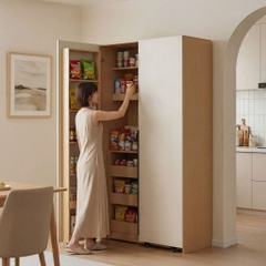 Tủ Lưu Trữ Đồ Gia Dụng Đa Năng Cho Nhà Bếp 100x42x200cm Yapi-175