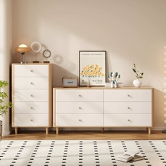 Tủ Trang Trí Bo Cong Nhiều Ngăn Kéo Nhiều Kích Thước 140x40x78cm, Yapi-182