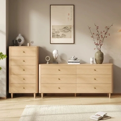 Tủ Trang Trí Bo Cong Nhiều Ngăn Kéo Nhiều Kích Thước 140x40x78cm, Yapi-182