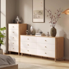 Tủ Trang Trí Bo Cong Nhiều Ngăn Kéo Nhiều Kích Thước 140x40x78cm, Yapi-182