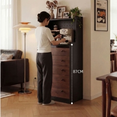 Kodogo 173, Tủ Ngăn Kéo Đựng Đồ Phòng Khách 5 Tầng Nhỏ Gọn 80x40x130cm