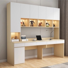 Bàn Hoc Và Làm Việc Kèm Kệ Sách Lưu Trữ Thông Minh 180x60x220cm Yapi-433