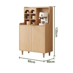Kodogo 180, Tủ Trang Trí Kèm Ô Vuông Decor Đa Năng Cho Phòng Khách 140x40x135cm