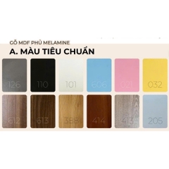 Kệ Sách Góc Tường Bo Góc Kèm 2 Ngăn Kéo 50x50x185cm Yapi-186