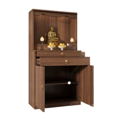 Tủ Thờ Đứng Tích Hợp Ngăn Kéo Đa Năng Cho Phòng Khách 80x45x180cm Yapi-1218