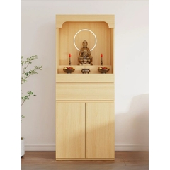 Tủ Thờ Dáng Cao Kèm Ngăn Kéo Và Tủ Lưu Trữ Hiện Đại 80x40x198cm Yapi-1223