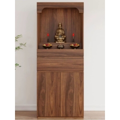Tủ Thờ Dáng Cao Phối Màu Hiện Đại, Kèm Ngăn Kéo Và Tủ Lưu Trữ 80x40x198cm Yapi-1224