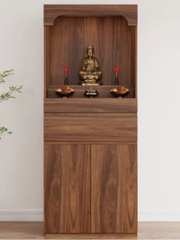 Tủ Thờ Dáng Cao Kèm Ngăn Kéo Và Tủ Lưu Trữ Hiện Đại 80x40x198cm Yapi-1223