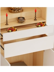 Tủ Thờ Dáng Cao Phối Màu Hiện Đại, Kèm Ngăn Kéo Và Tủ Lưu Trữ 80x40x198cm Yapi-1224