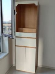 Tủ Thờ Dáng Cao Phối Màu Hiện Đại, Kèm Ngăn Kéo Và Tủ Lưu Trữ 80x40x198cm Yapi-1224