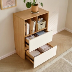 Combo Tủ Kệ Tivi Bàn Trà Gỗ Hiện Đại Cánh Mở Trang Trí Phòng Khách 180x36x42cm Yapi-925