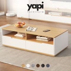 Bàn Trà Sofa 2 Ngăn Kéo Phong Cách Hiện Đại 120x60x40cm Yapi-702