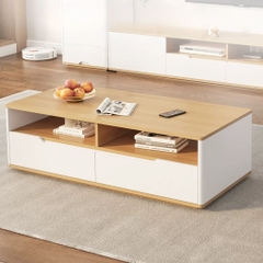 Bàn Trà Sofa 2 Ngăn Kéo Phong Cách Hiện Đại 120x60x40cm Yapi-702