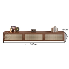 Combo Bàn Trà Và Kệ TV Cánh Mây Hiện Đại Cho Phòng Khách 180x40x40cm Yapi-705