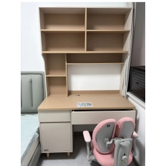 Bàn Học Chân Gỗ Kèm Kệ Sách Và Ngăn Kéo Đa Năng 120x60x200cm Yapi-436