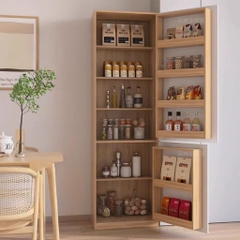 Tủ Để Đồ Đa Năng Cửa Mở Kèm Ngăn Kéo Hiện Đại 100x42x200cm Yapi-185