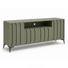 Kệ Tivi Cánh Sọc Nổi Nhiều Ngăn Lưu Trữ Màu Xanh Lá 180x40x70cm Yapi-XTV001