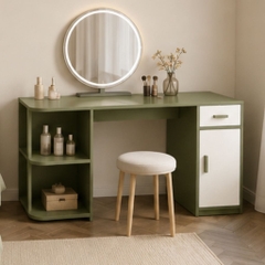 Bàn Làm Việc Đa Năng Có Tủ Ngăn Kéo Kết Hợp Kệ Để Đồ Tiện Lợi 120x50x75cm Yapi-XBH006