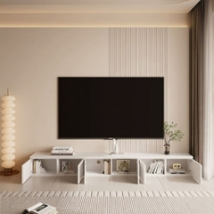 Kệ Tivi Bệt Nhiều Ngăn Cánh MởTối Giản Cho Phòng Khách 200x40x40cm Yapi-930