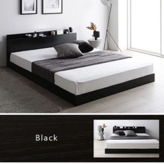 Giường Ngủ Bệt Phong Cách Nhật Bản Tích Hợp Kệ Đầu Giường 1m8x2m Yapi-562