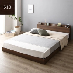 Giường Ngủ Bệt Phong Cách Nhật Bản Tích Hợp Kệ Đầu Giường 1m8x2m Yapi-562