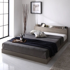 Giường Ngủ Bệt Phong Cách Nhật Bản Tích Hợp Kệ Đầu Giường 1m8x2m Yapi-562