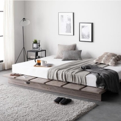 Giường Bệt Pallet Tối Giản, Dễ Lắp Ráp Cho Phòng Ngủ 1m8x2m Yapi- 563