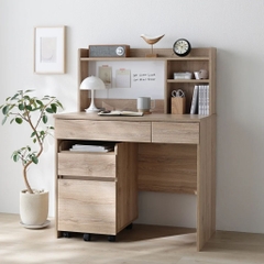 Bàn Học, Làm Việc Có Kệ Sách Đa Năng Kèm Tủ Di Động 86x50x111.6cm Yapi-438