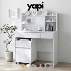 Bàn Học, Làm Việc Có Kệ Sách Đa Năng Kèm Tủ Di Động 86x50x111.6cm Yapi-438