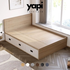 Giường Ngủ 3 Ngăn Kéo Lưu Trữ Có Hộc Lưu Trữ 1m8x2m Yapi-571