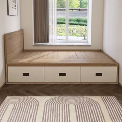Giường Ngủ 3 Ngăn Kéo Lưu Trữ Có Hộc Lưu Trữ 1m8x2m Yapi-571