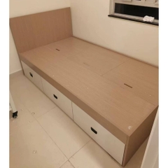 Giường Ngủ 3 Ngăn Kéo Lưu Trữ Có Hộc Lưu Trữ 1m8x2m Yapi-571