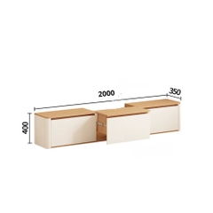 Combo Phòng Khách Bo Cong Góc Hiện Đại Cho Phòng Khách 180x35x40cm Yapi-931