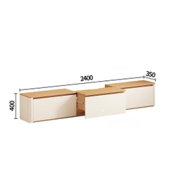Combo Phòng Khách Bo Cong Góc Hiện Đại Cho Phòng Khách 180x35x40cm Yapi-931