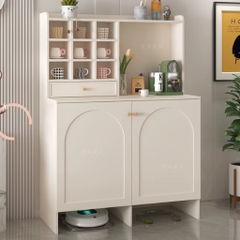 Tủ Để Đồ Đa Năng Tích Hợp Khoang Chứa Robot Hút Bụi 140x45x168cm Yapi-191