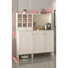 Tủ Để Đồ Đa Năng Tích Hợp Khoang Chứa Robot Hút Bụi 140x45x168cm Yapi-191