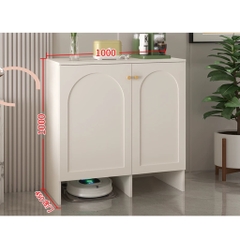 Tủ Để Đồ Đa Năng Tích Hợp Khoang Chứa Robot Hút Bụi 140x45x168cm Yapi-191
