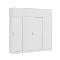 Tủ Quần Áo Gỗ MDF Cửa Lùa 4 Cánh Có Ngăn Phụ Hiện Đại 220x60x220cm Yapi-247