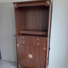Tủ Thờ Gỗ MDF Phủ Melamine Hiện Đại Có Hộc Thờ Trên Và Ngăn Kéo 68,6x48x188,5cm Yapi-1206