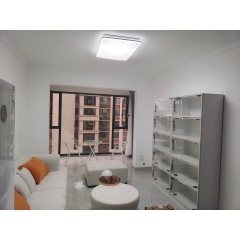 Tủ Trưng Bày Mô Hình Gỗ MDF Cánh Kính Nâng Cường Lực-Nội Thất Phòng Khách 80x40x200cm Yapi-TK013