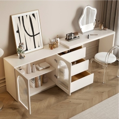 Bàn Trang Điểm Thông Minh Kèm Tủ Lưu Trữ Và Ngăn Kéo 120x40x74cm Yapi-804