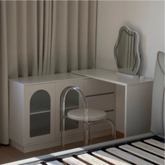 Bàn Trang Điểm Thông Minh Kèm Tủ Lưu Trữ Và Ngăn Kéo 120x40x74cm Yapi-804