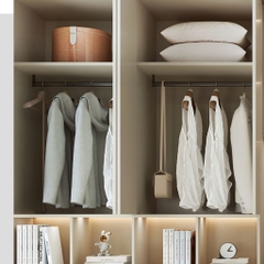 Combo Phòng Ngủ Thông Minh Gồm Giường, Tủ Quần Áo, Bàn Làm Việc 180x200 Yapi-CBPN003