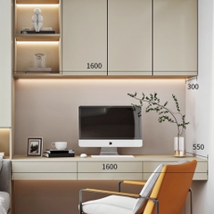 Combo Phòng Ngủ Thông Minh Gồm Giường, Tủ Quần Áo, Bàn Làm Việc 180x200 Yapi-CBPN003