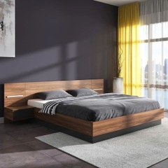 Giường Bay Nâng Hạ Và Hộc Tủ Chứa Đồ Kèm 2 Tab Có Đèn Led 180x200cm Yapi-542