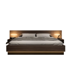 Giường Bay Nâng Hạ Và Hộc Tủ Chứa Đồ Kèm 2 Tab Có Đèn Led 180x200cm Yapi-542