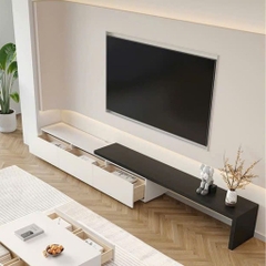 Kệ Tivi Phong Cách Tối Giản, Thiết Kế Chữ L Sang Trọng 200x40x34cm Yapi-917