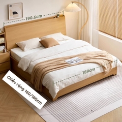 Giường Ngủ Thông Minh Nâng Hạ Có Tủ Lưu Trữ Lớn 180x200cm Yapi-541