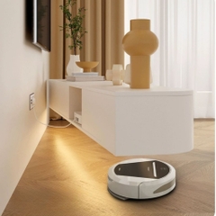 Kệ Tivi Treo Tường Hiện Đại Bo Góc Có Đèn LED, Nội Thất Phòng Khách 200x35x28cm Yapi-919